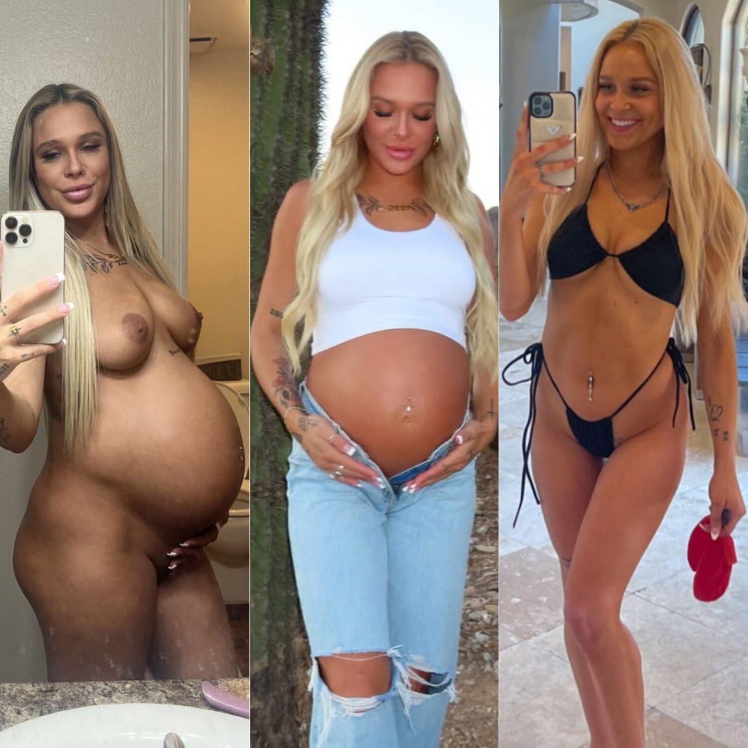 Rubia embarazada