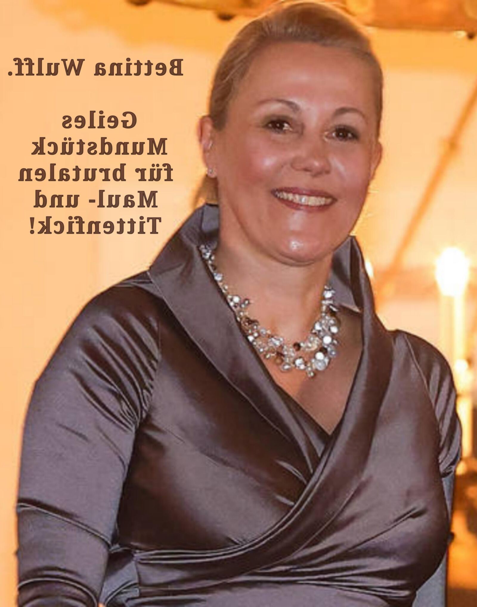 Bettina W. Gesellschaftsdame Fuer Schoen Geilen Fick！