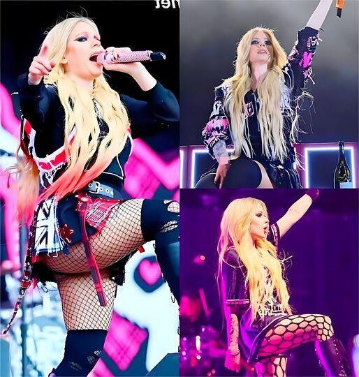 Avril Lavigne upskirts 