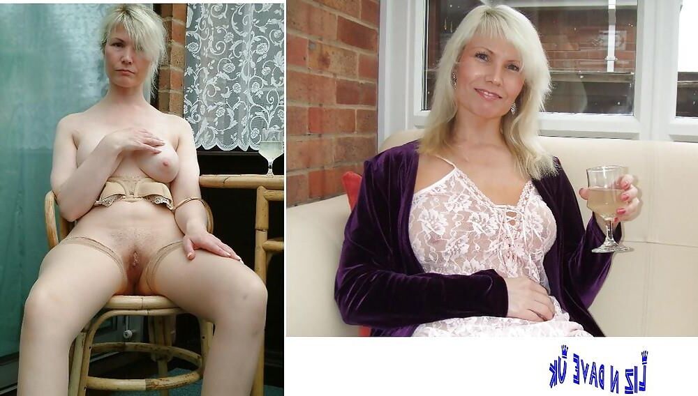 Superb mature English blonde Liz at home