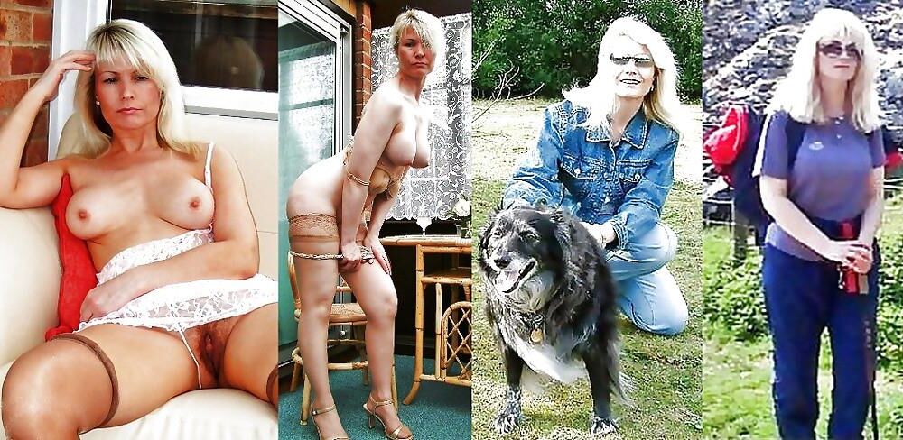 Superb mature English blonde Liz at home