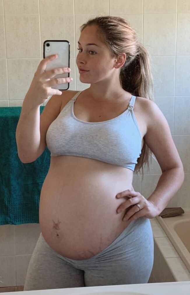 Blonde Preggo Power 