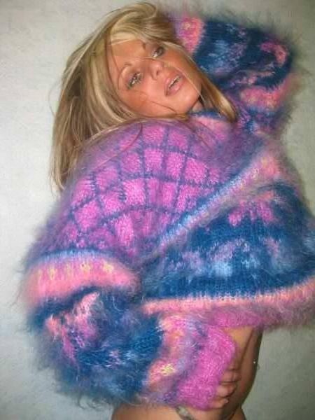 Pulls mohair angélique vintage angora