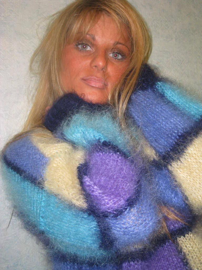 Pulls mohair angélique vintage angora