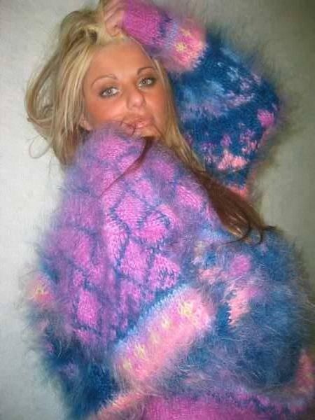 Pulls mohair angélique vintage angora