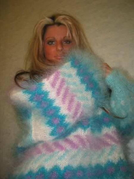 Pulls mohair angélique vintage angora