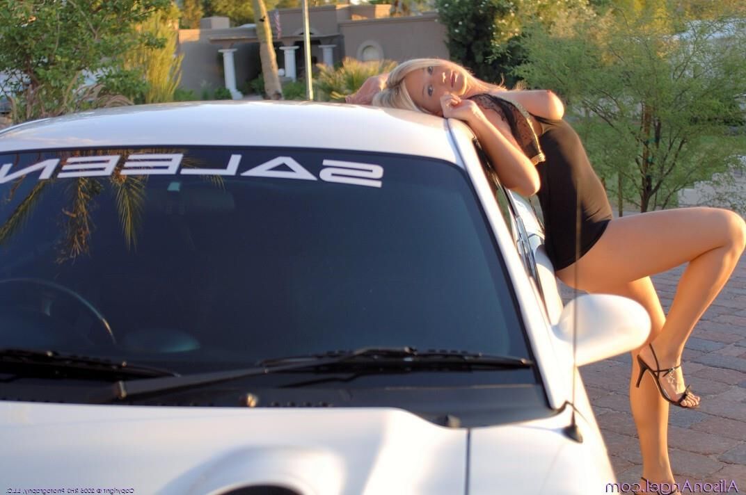 Alison Angel, o carro novo