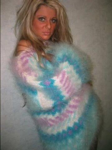 Pulls mohair angélique vintage angora