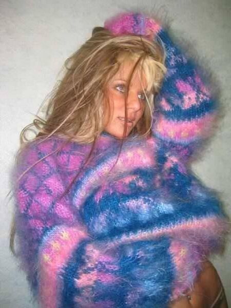Pulls mohair angélique vintage angora
