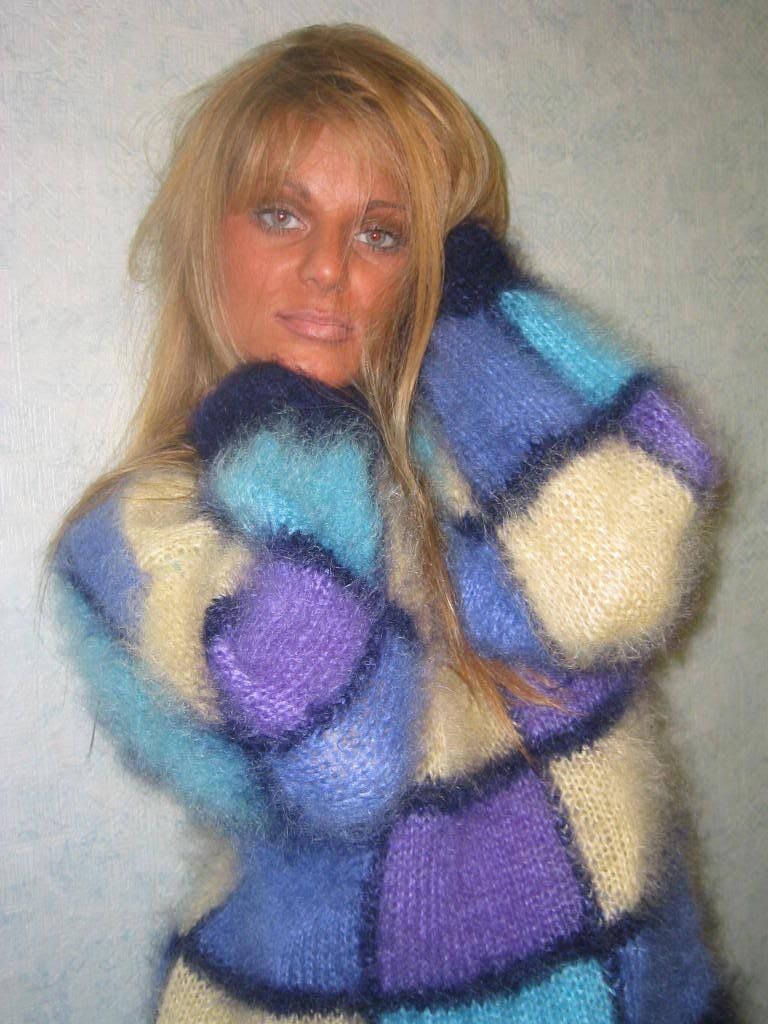 Pulls mohair angélique vintage angora