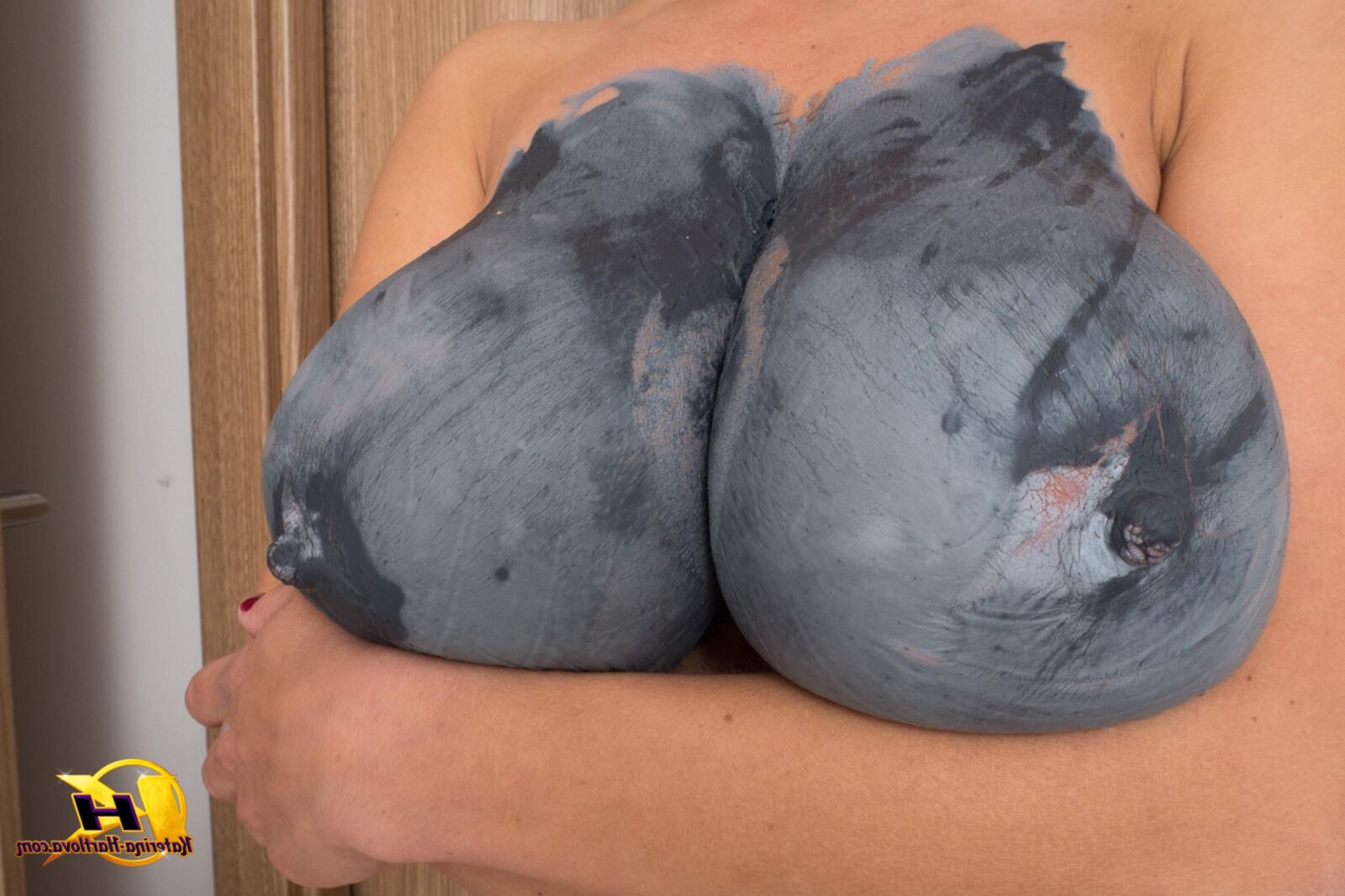 Katerina Hartlova s'occupant de mes seins