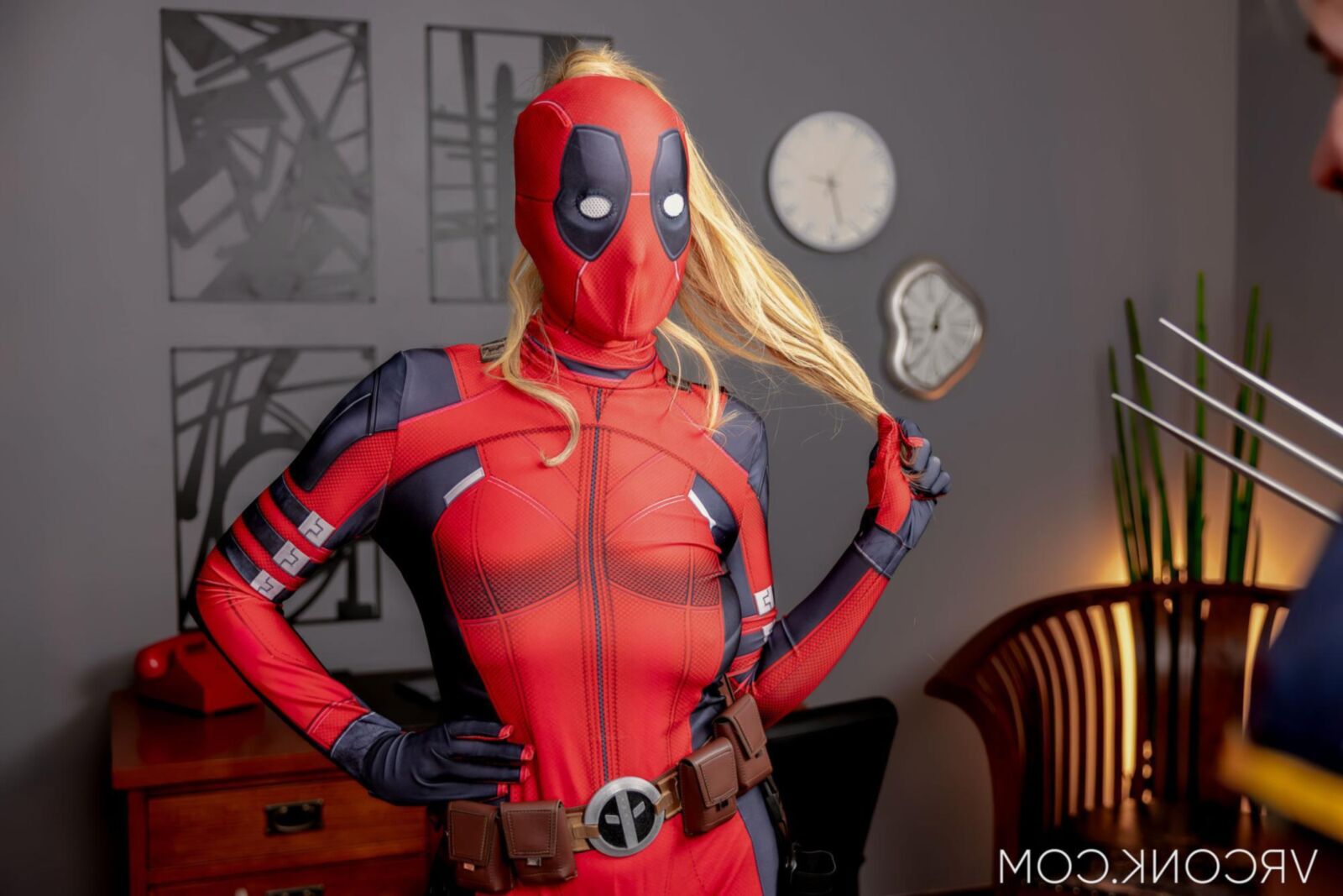 Blake Blossom Yo Lady Deadpool et Wolverine, une parodie porno