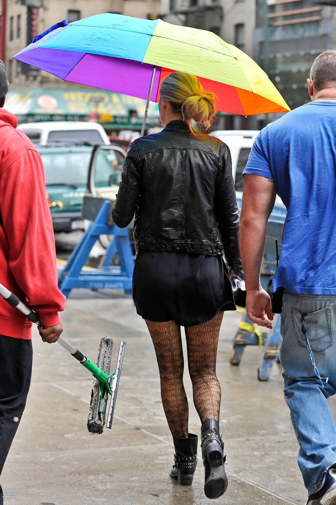 Blake Lively Filting Gossip Girl, septembre,