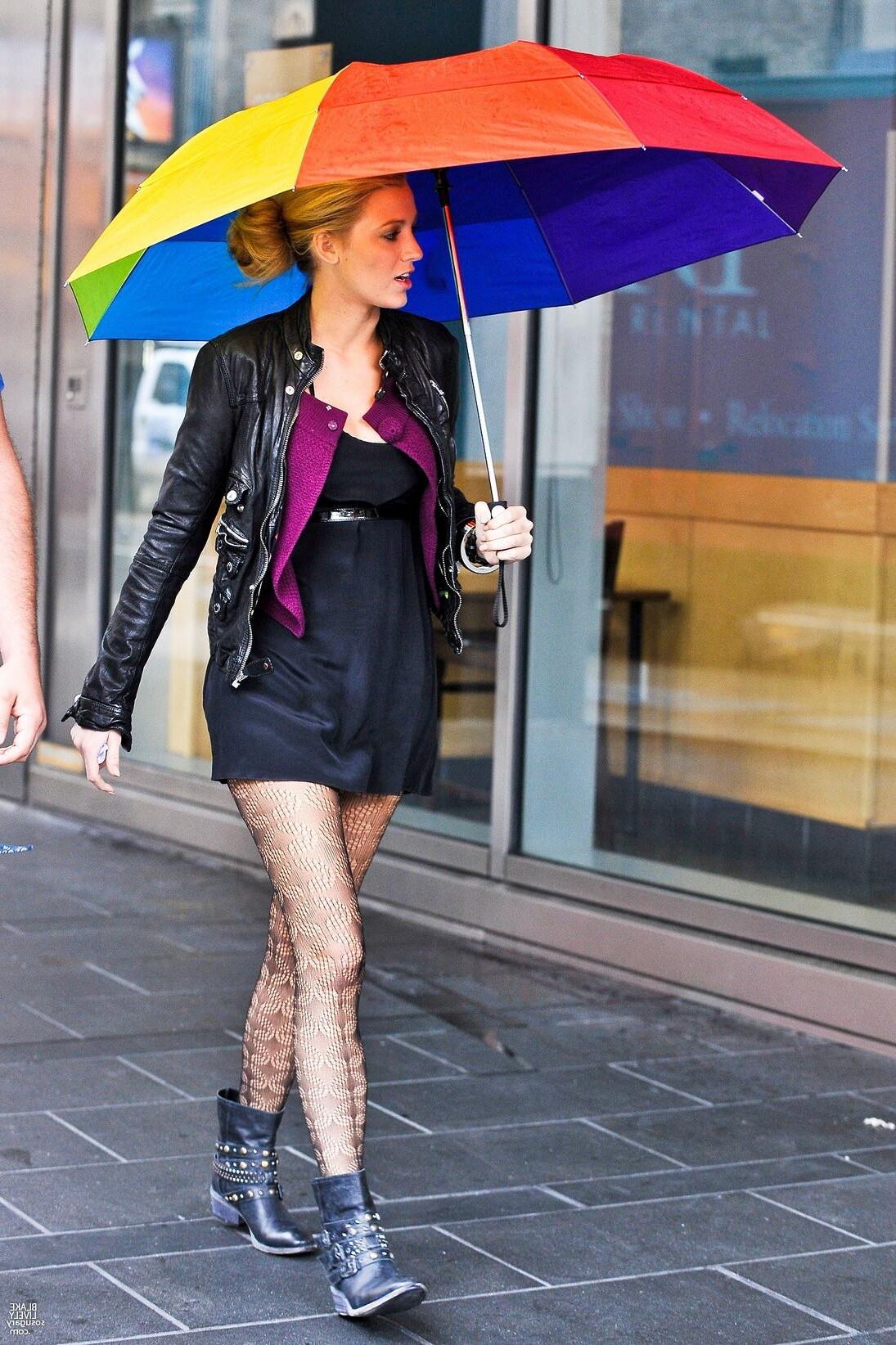 Blake Lively Filting Gossip Girl, septembre,