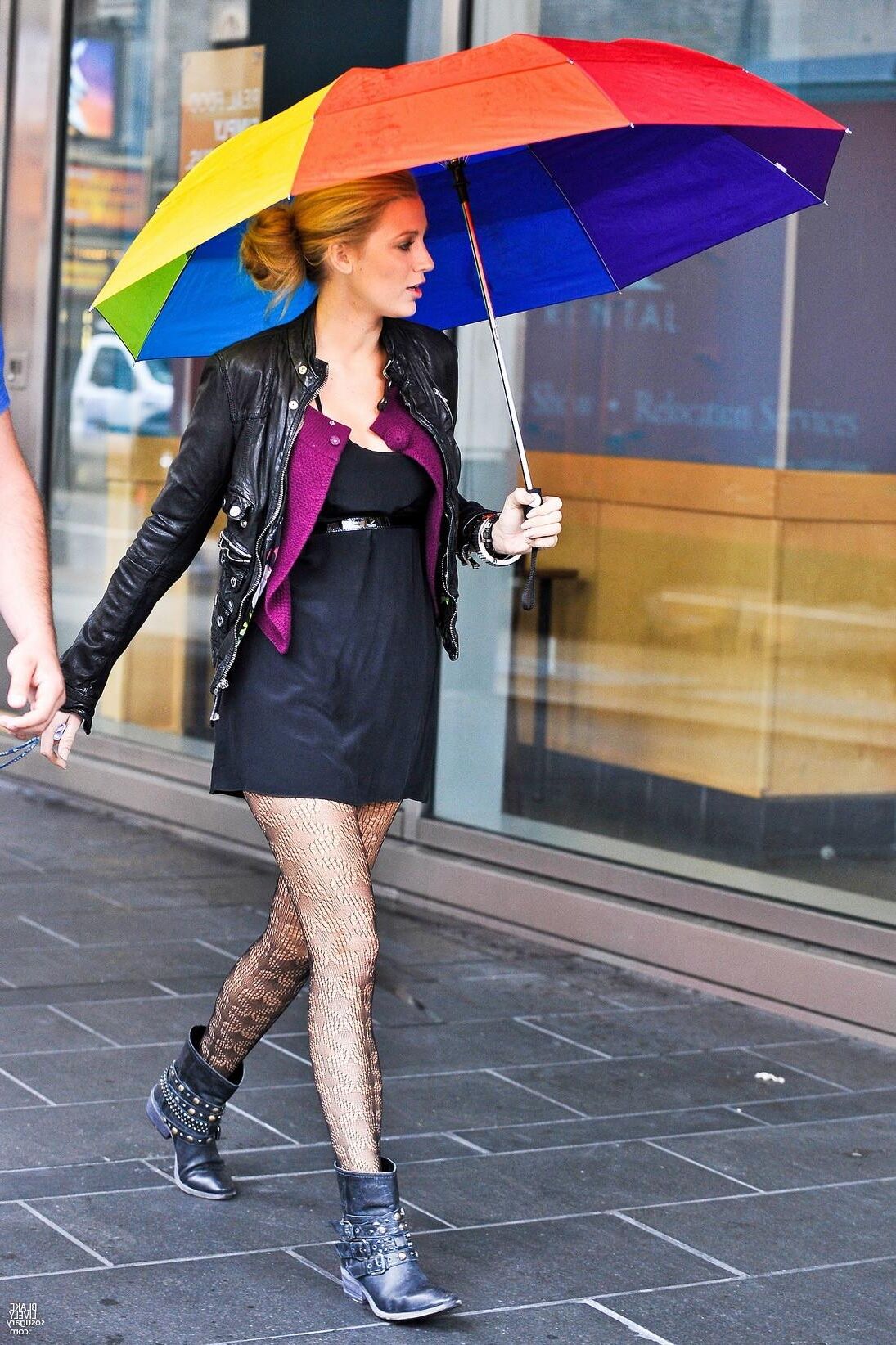Blake Lively Filting Gossip Girl, septembre,