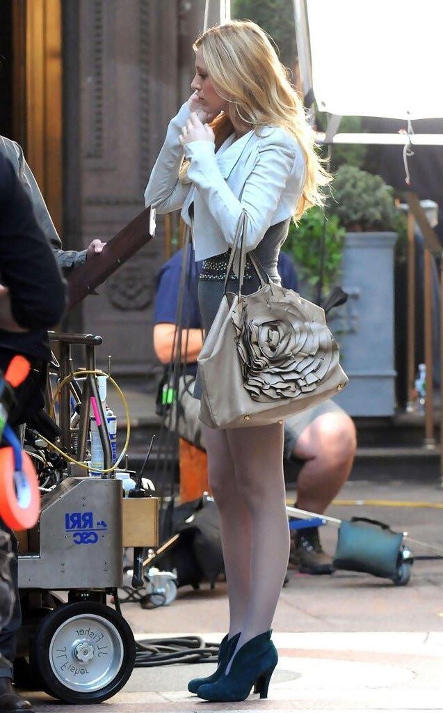 Blake Lively Filting Gossip Girl, septembre,