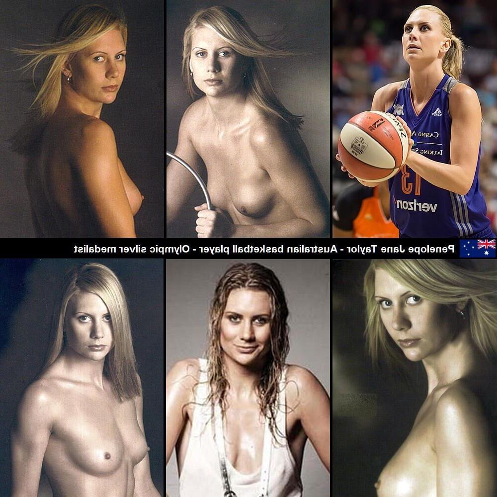 Jugador de baloncesto australiano desnudo Penny Taylor