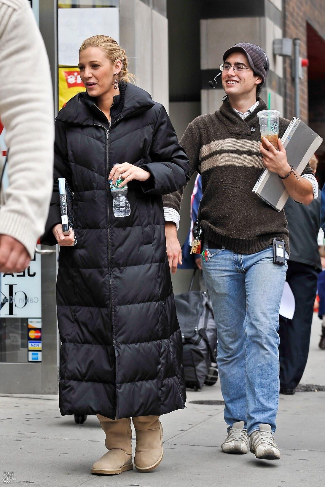 Blake Lively Filting Gossip Girl, septembre,