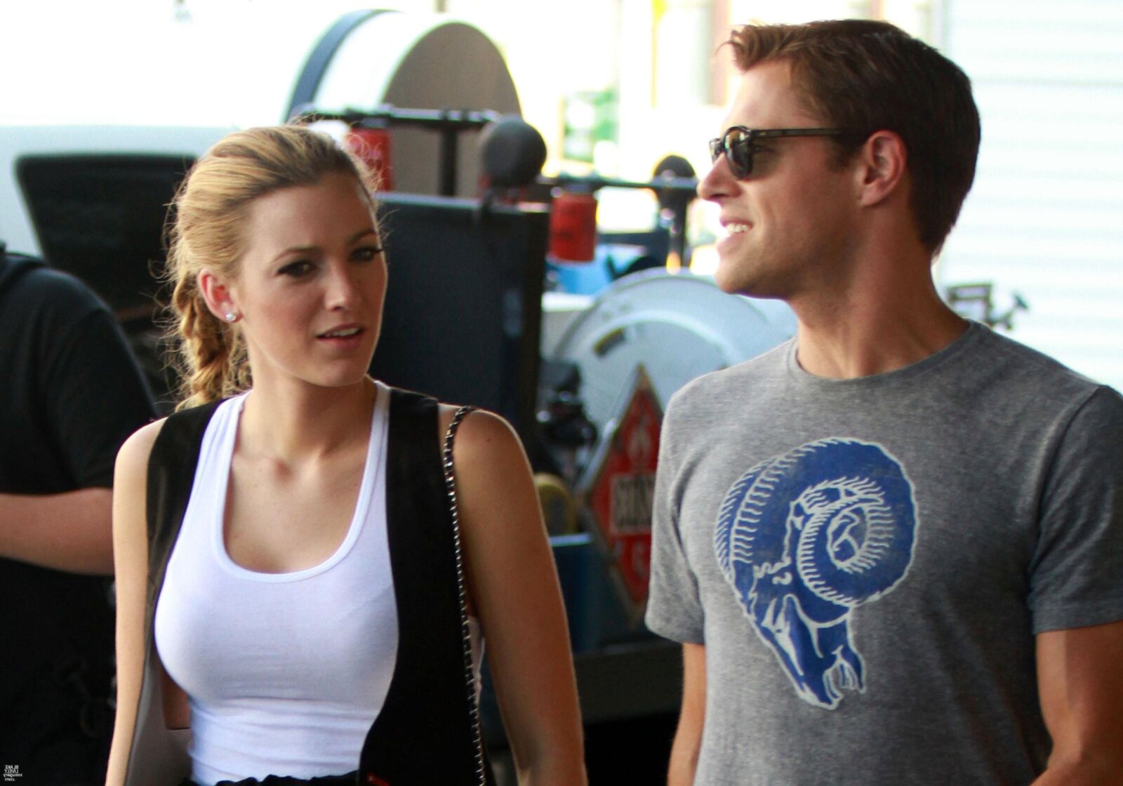 Blake Lively Filting Gossip Girl, août,