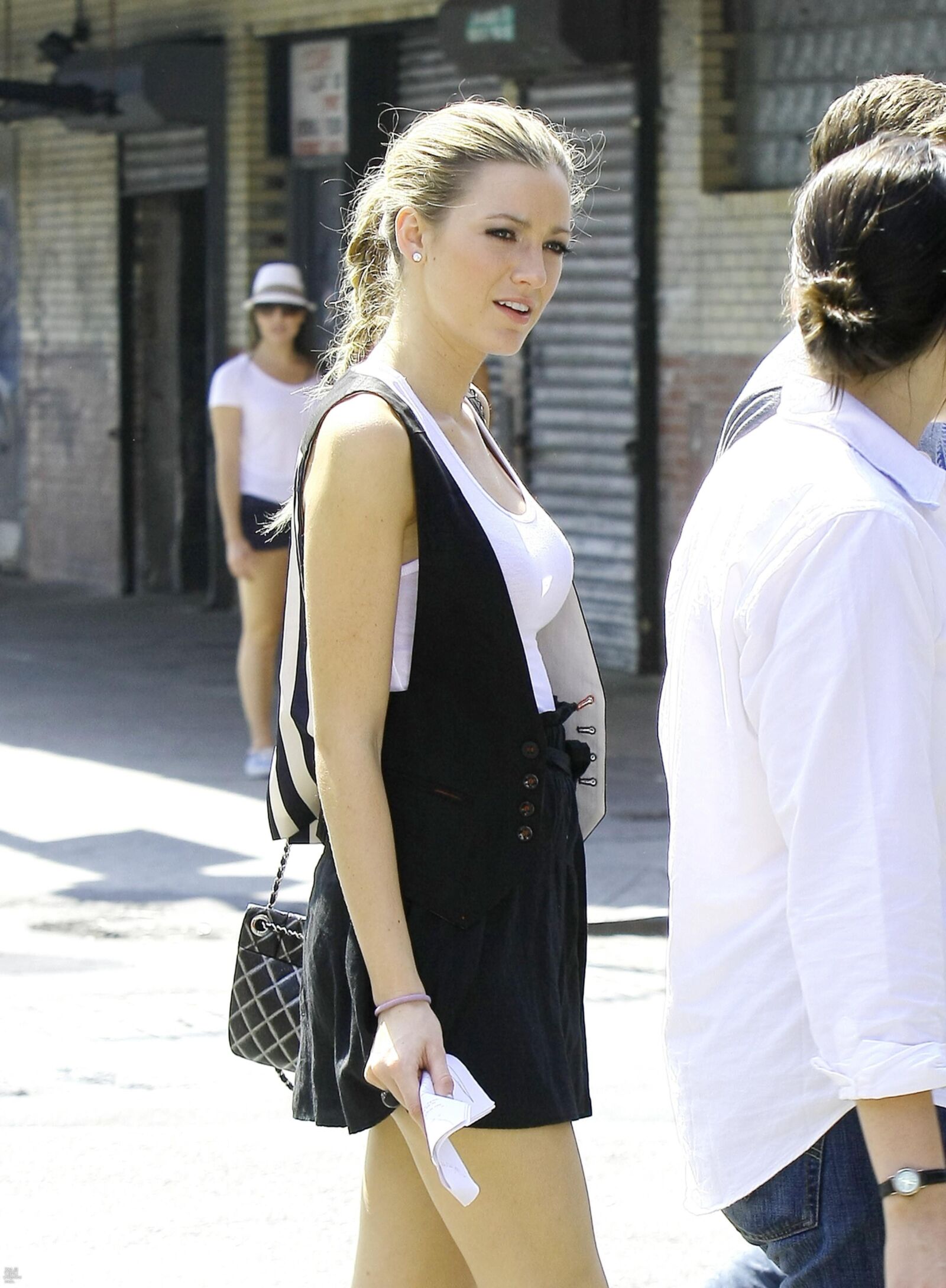 Blake Lively Filting Gossip Girl, août,