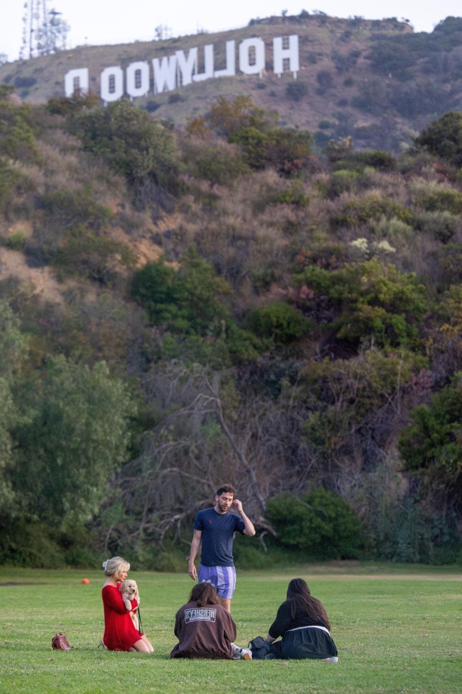 Sabrina Carpenter Seen at a park in the Hollywood Hills 