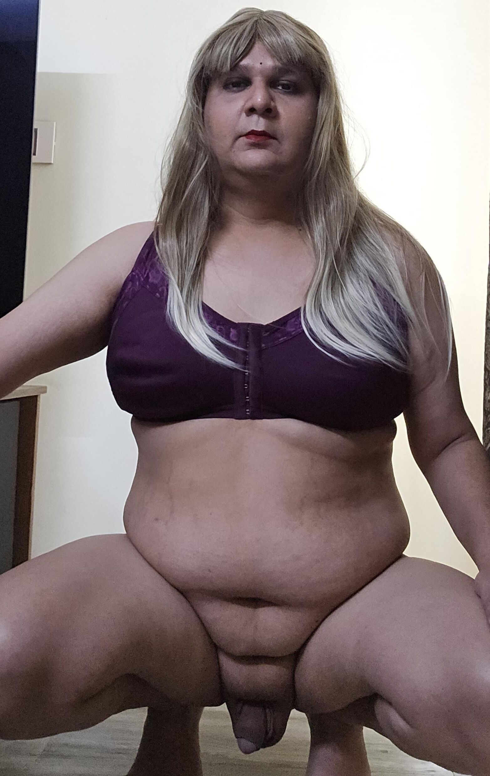 blonde shemale monica m shows off set 