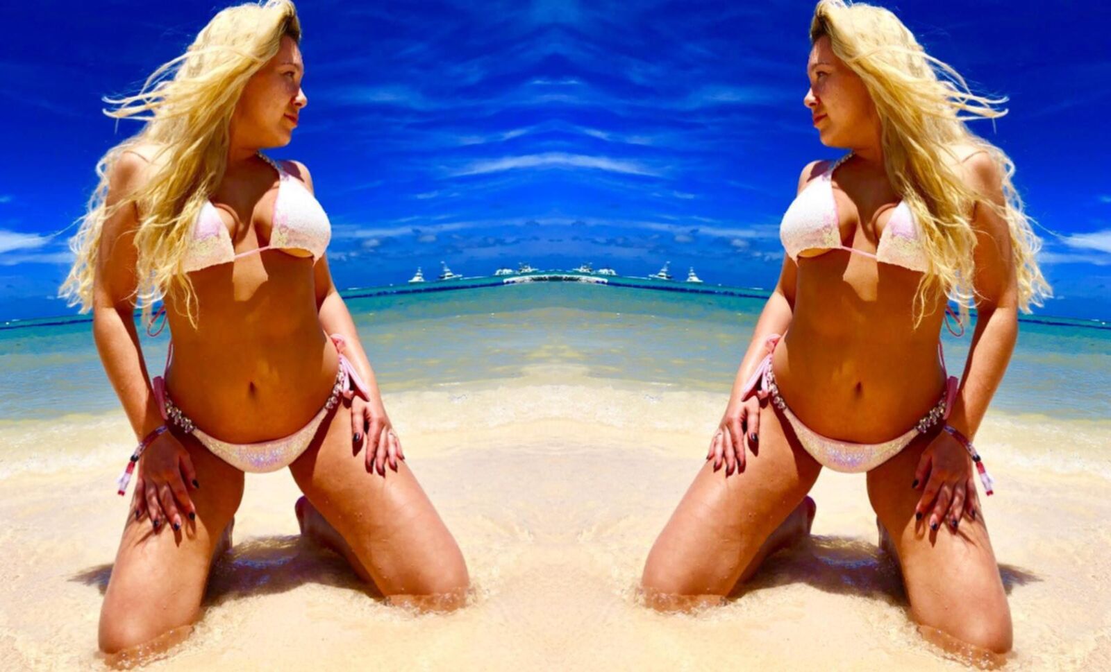 Kelly Miss Solids Ready To Take On Bikinis & Thongs