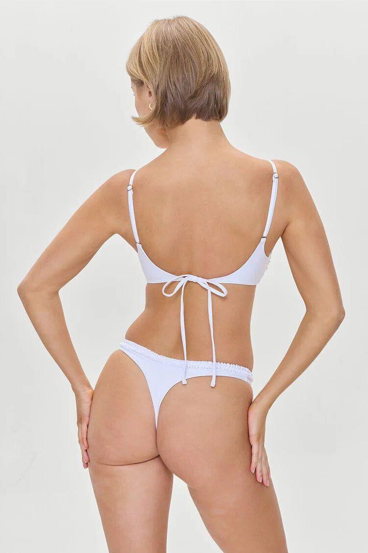 young blond bikini model