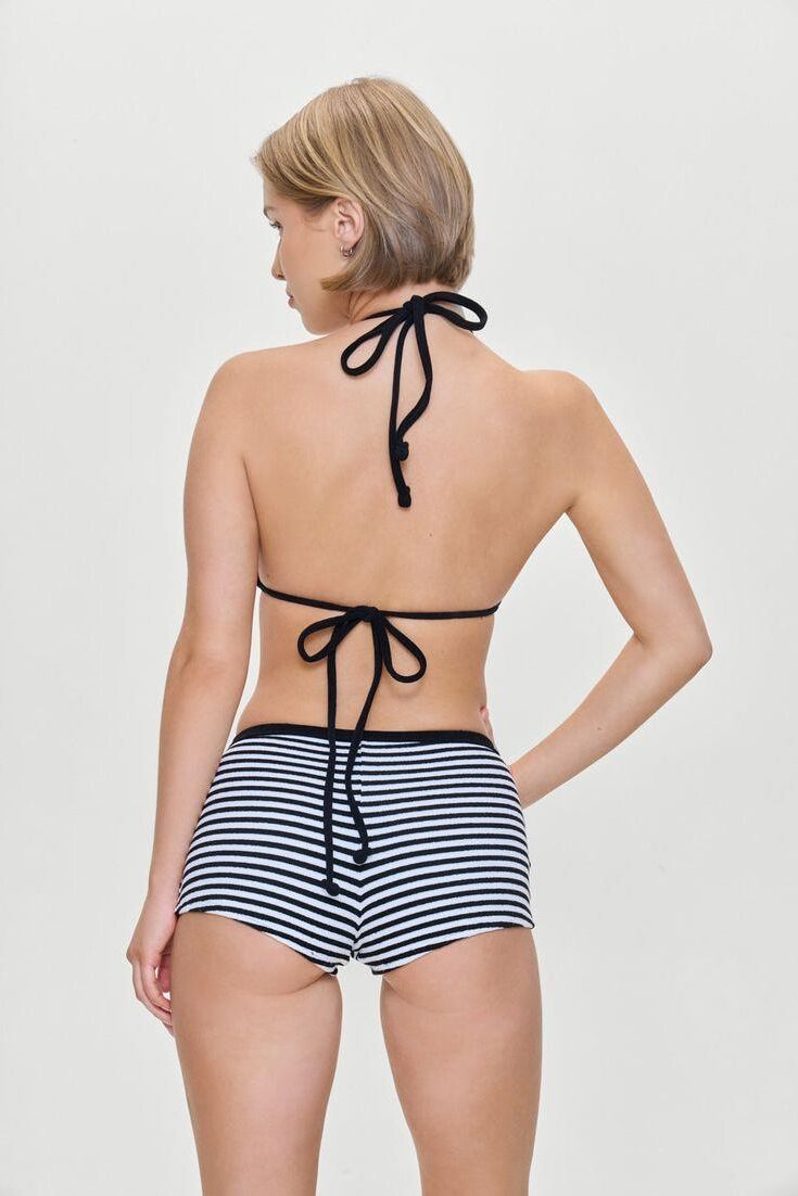 young blond bikini model