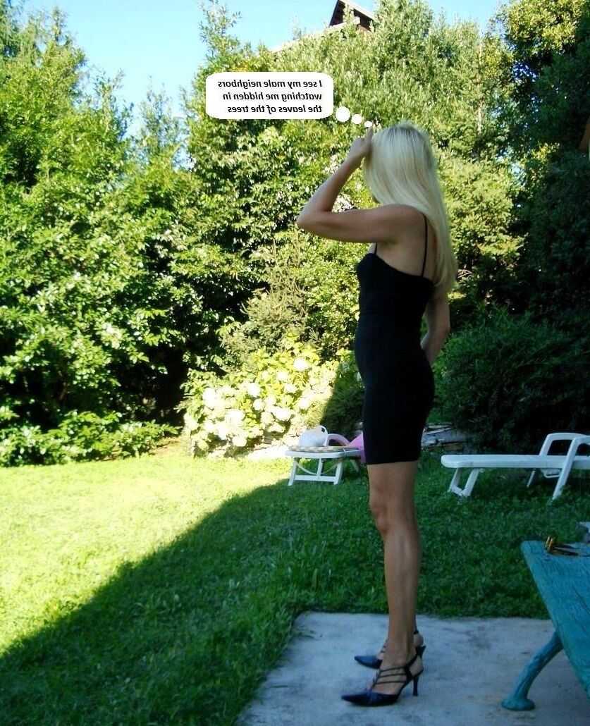 My striptease outdoor