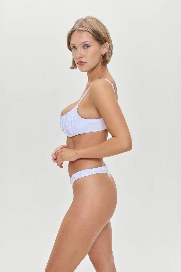 young blond bikini model