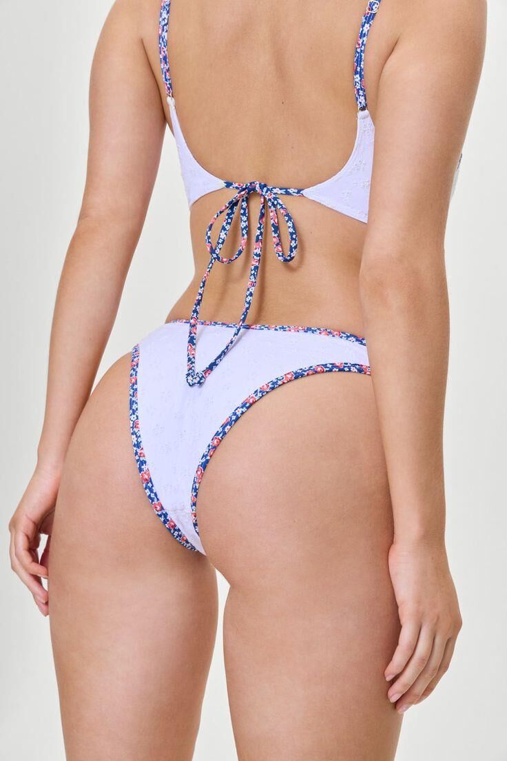 young blond bikini model