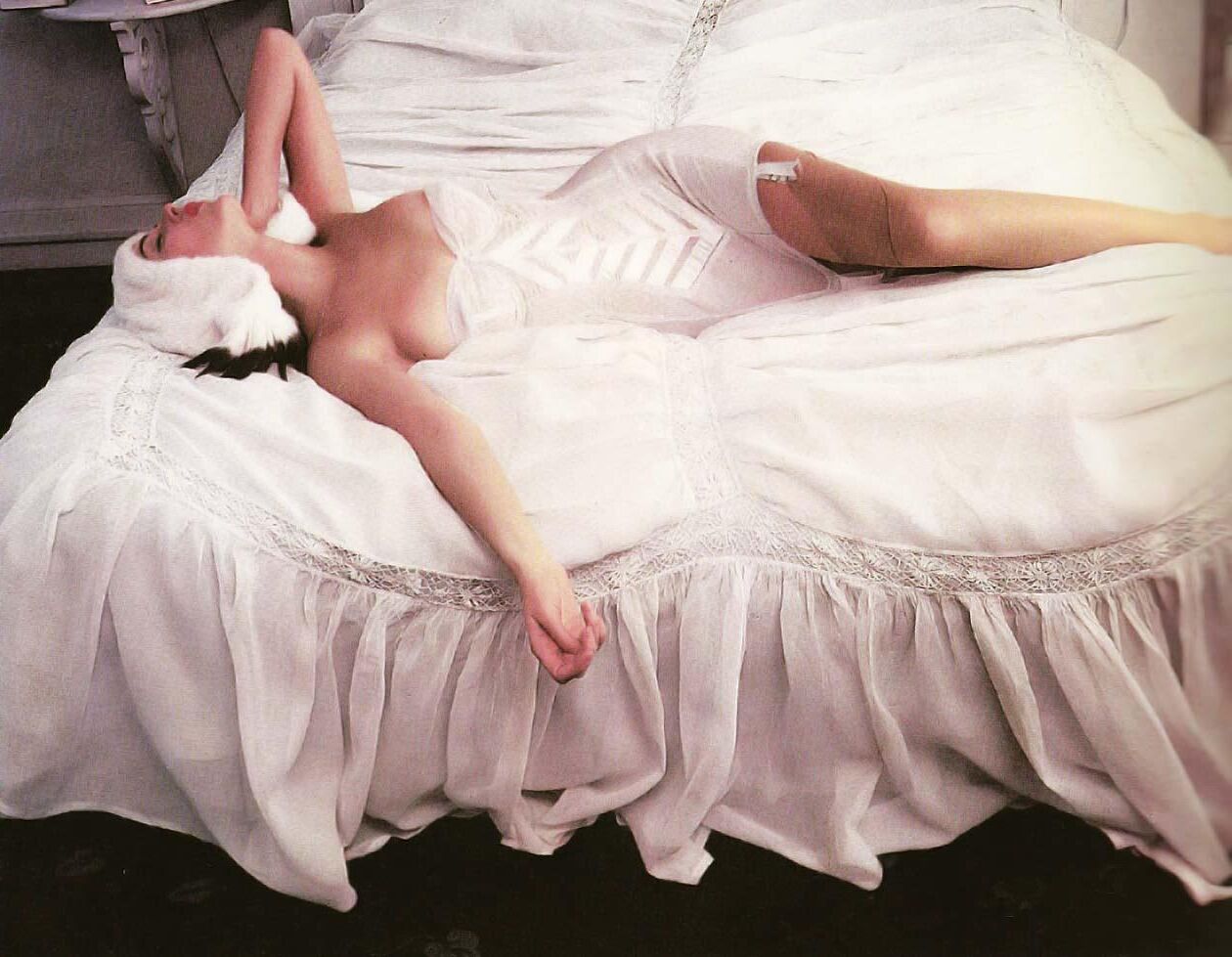 Nude US model and actress Carmen Dell'Orefice 