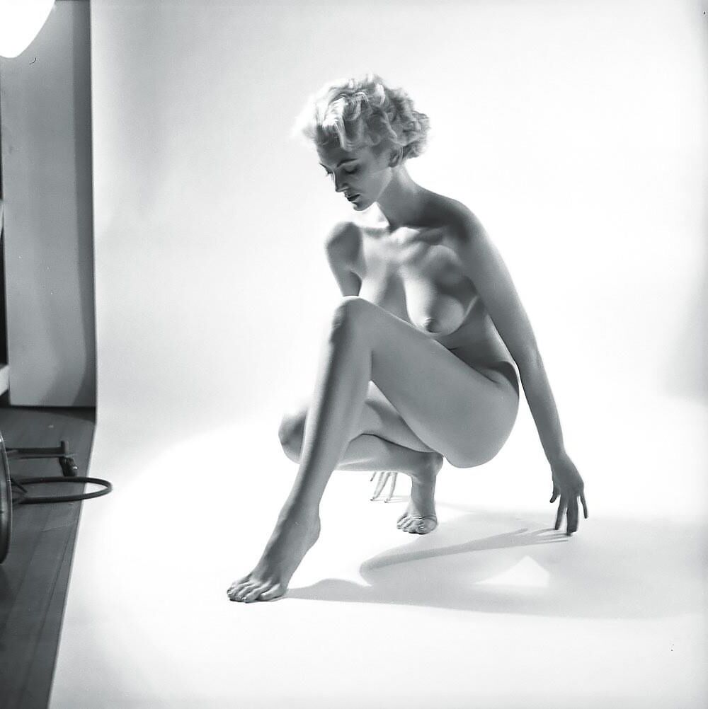 Nude US model and actress Carmen Dell'Orefice 