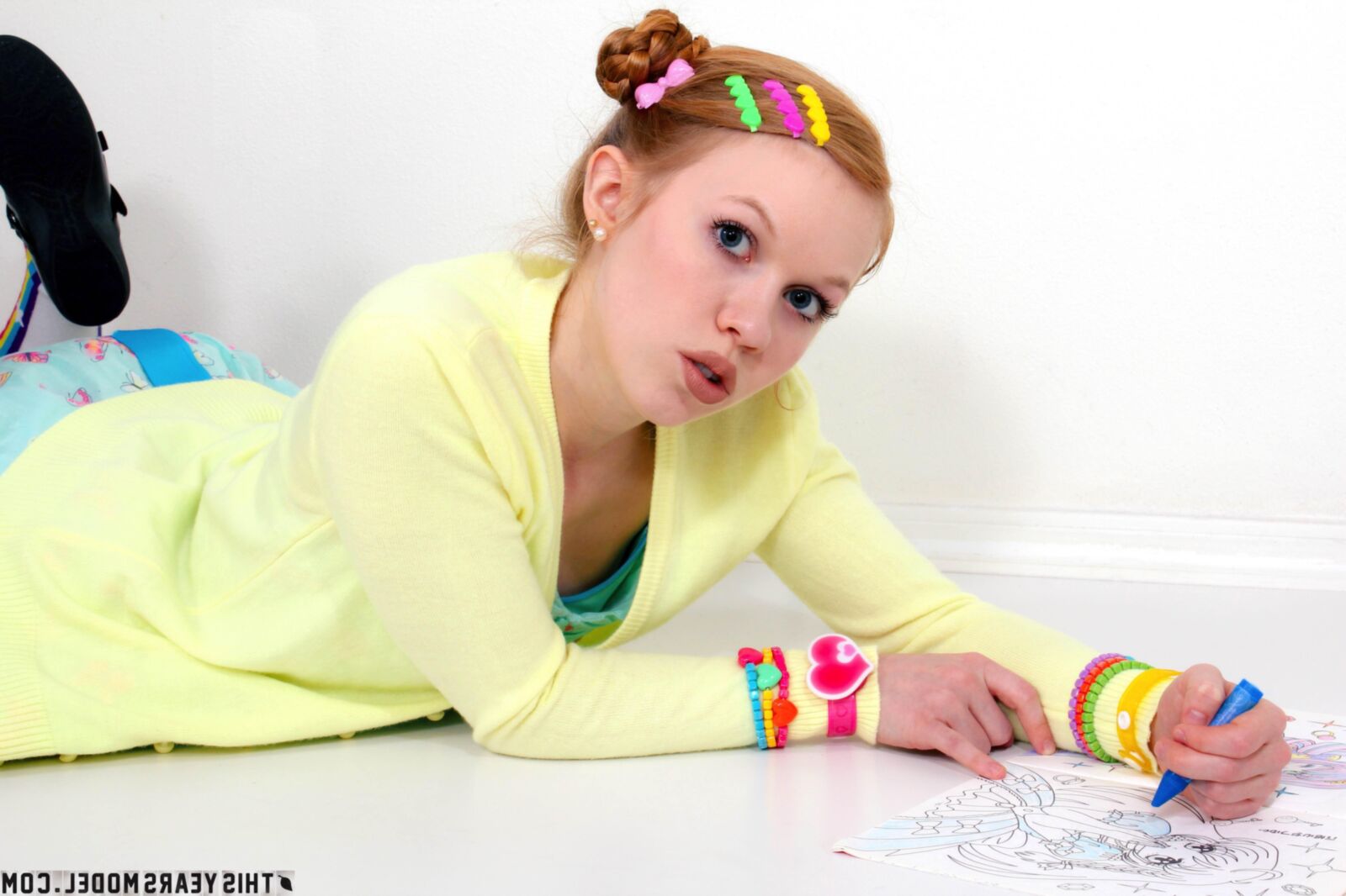 Dolly Petite teen in blue