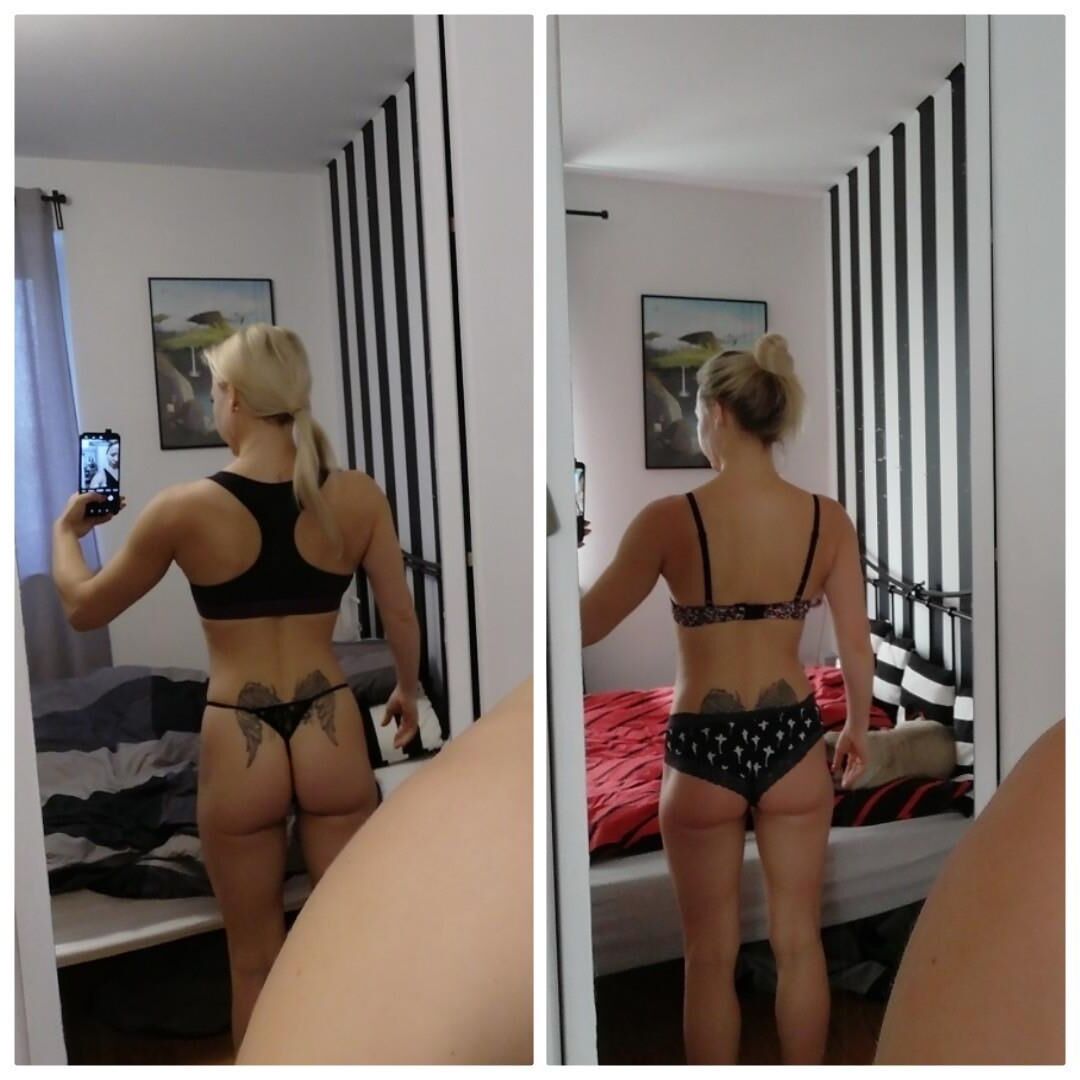 Milf blonde sexy avec de petits seins