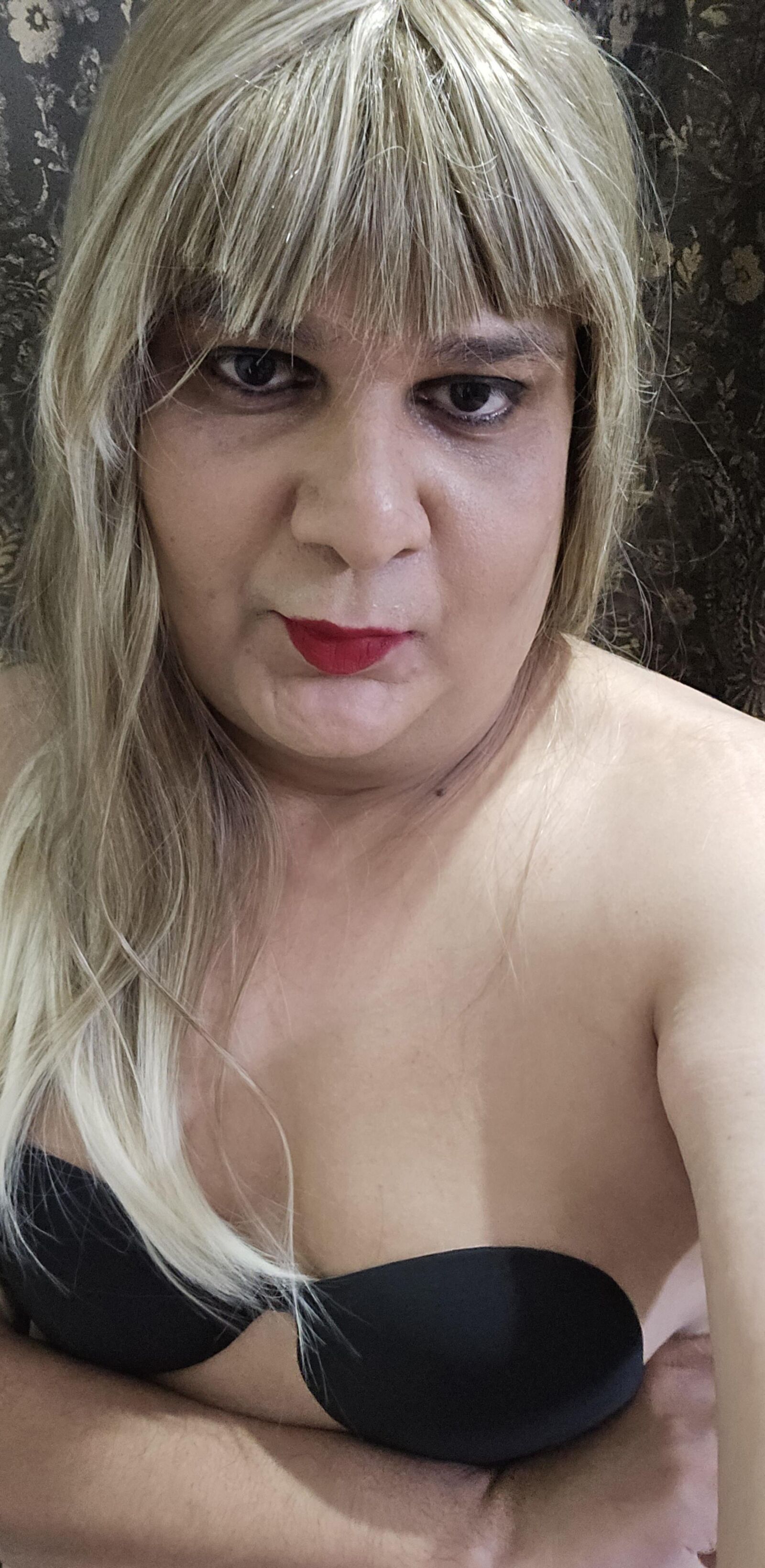 Blonde Shemale Monica M Nahaufnahme