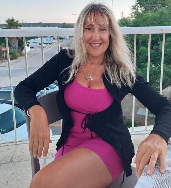 Italienische blonde Oma