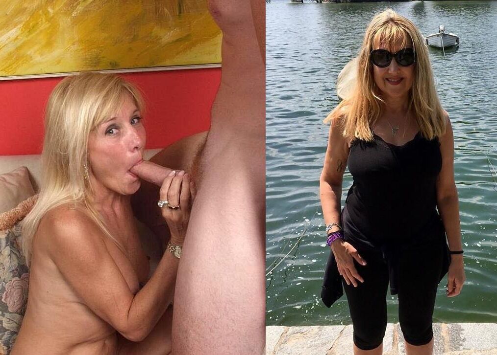 Italienische blonde Oma