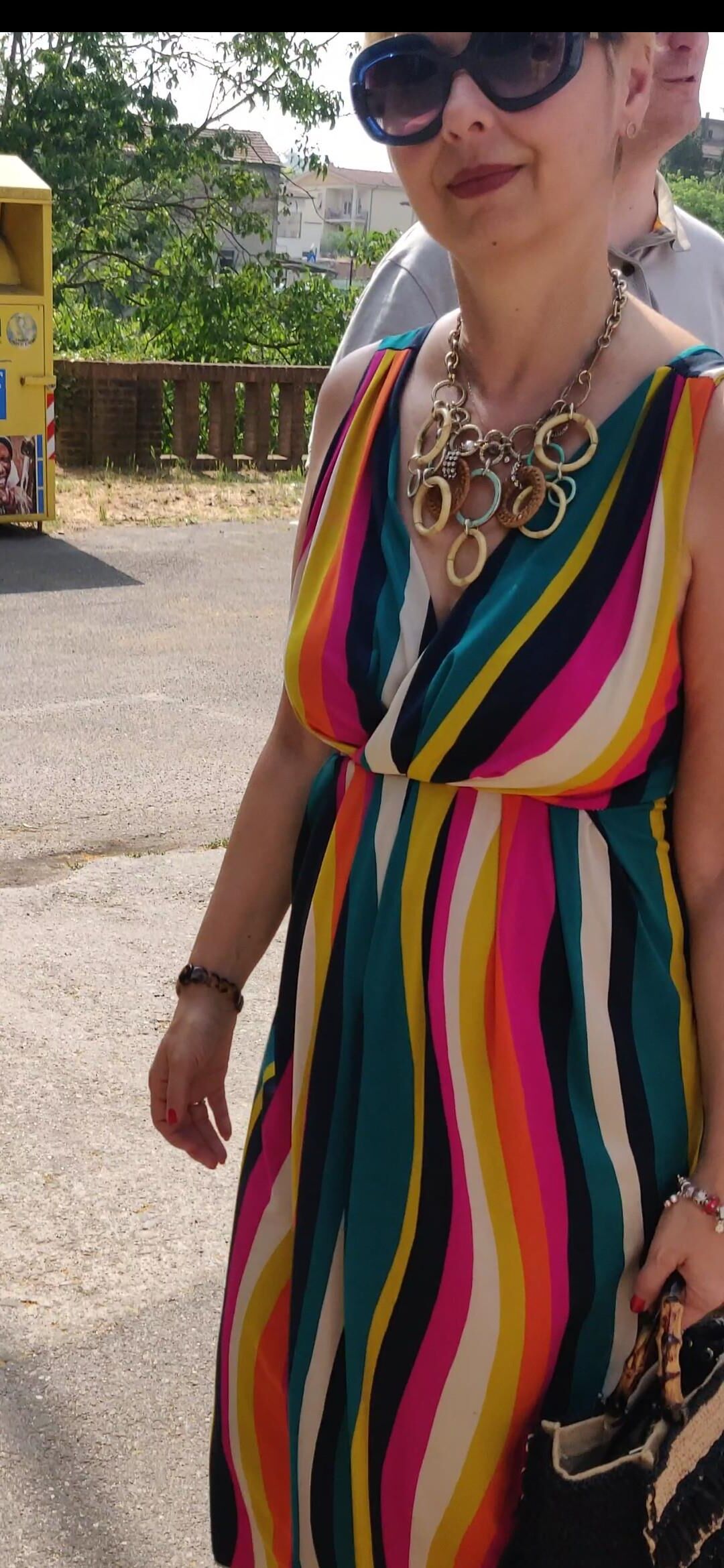 Candid Mature blonde
