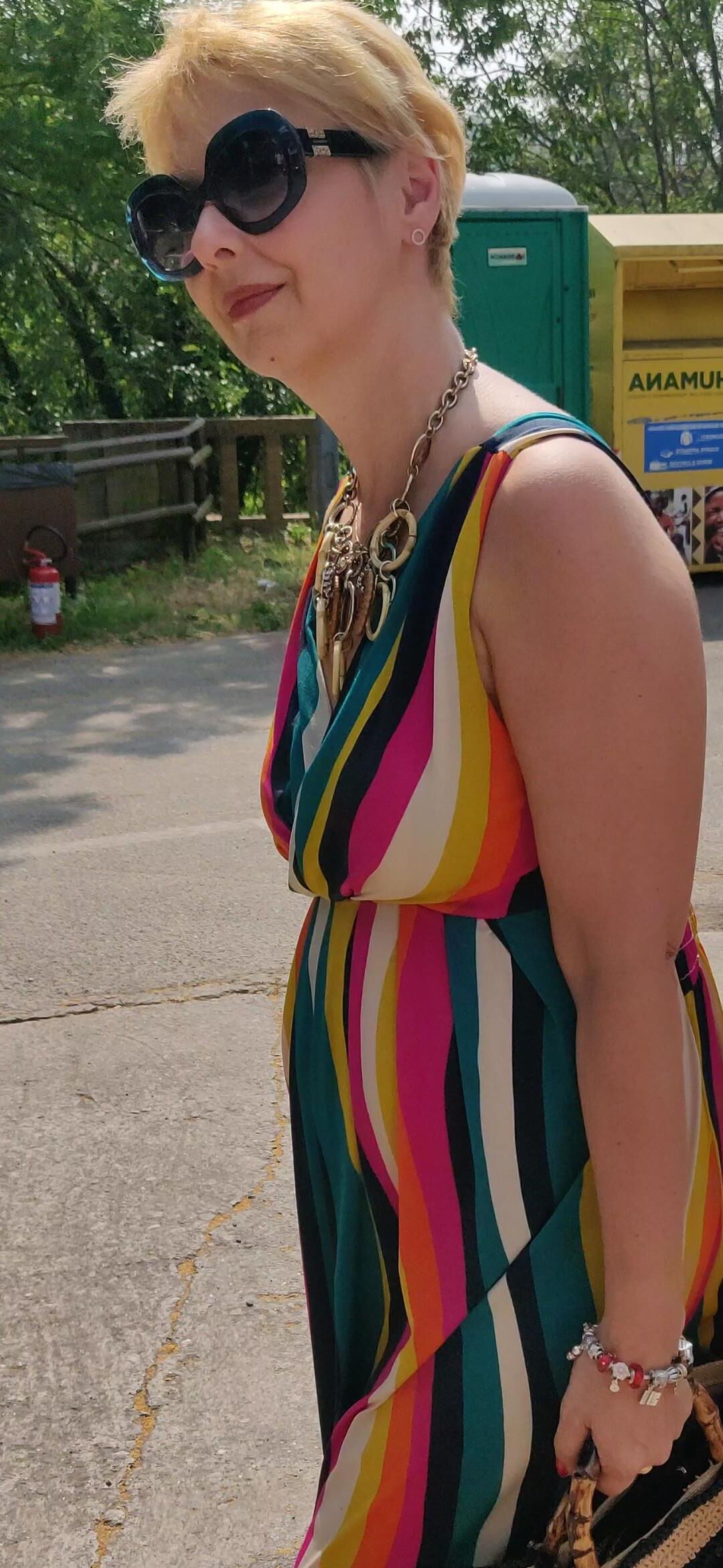 Candid Mature blonde