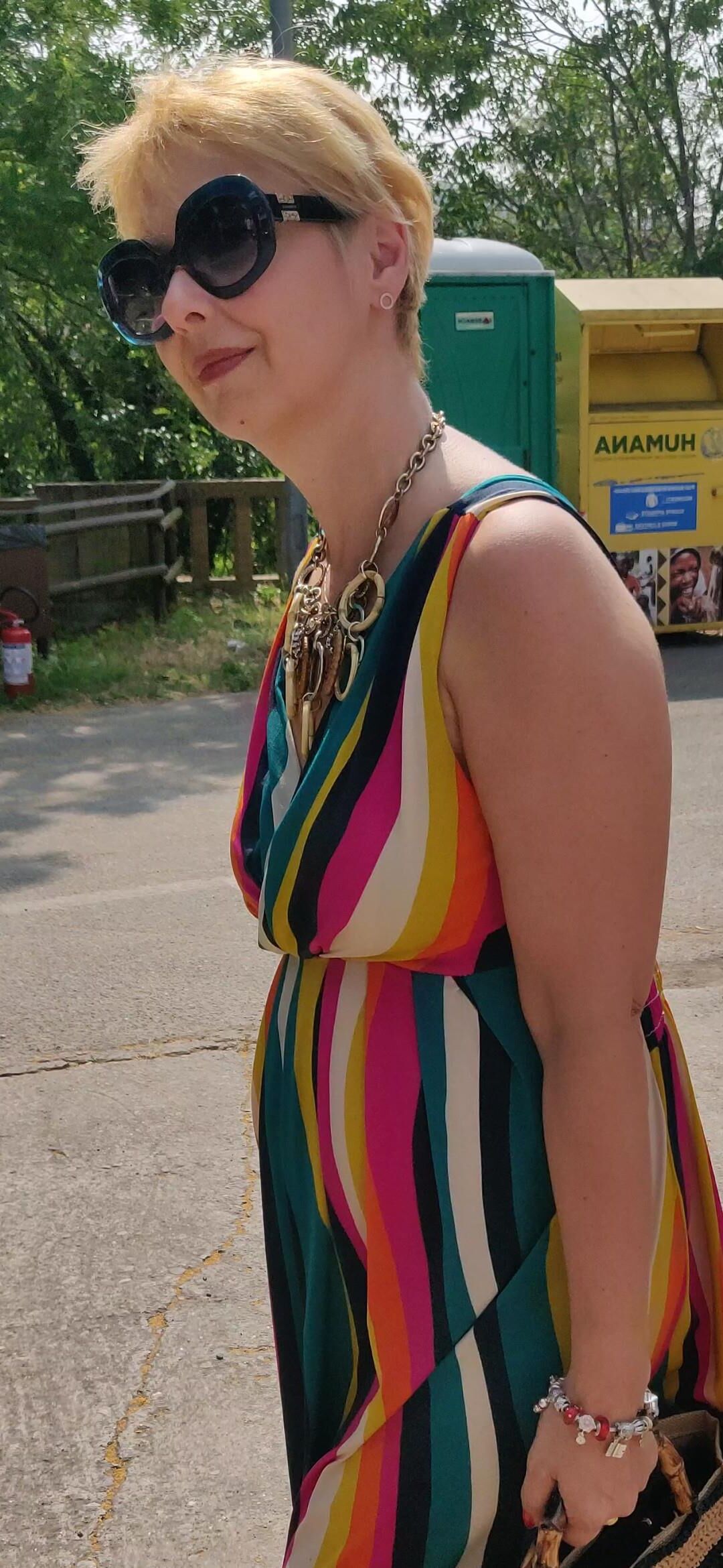 Candid Mature blonde