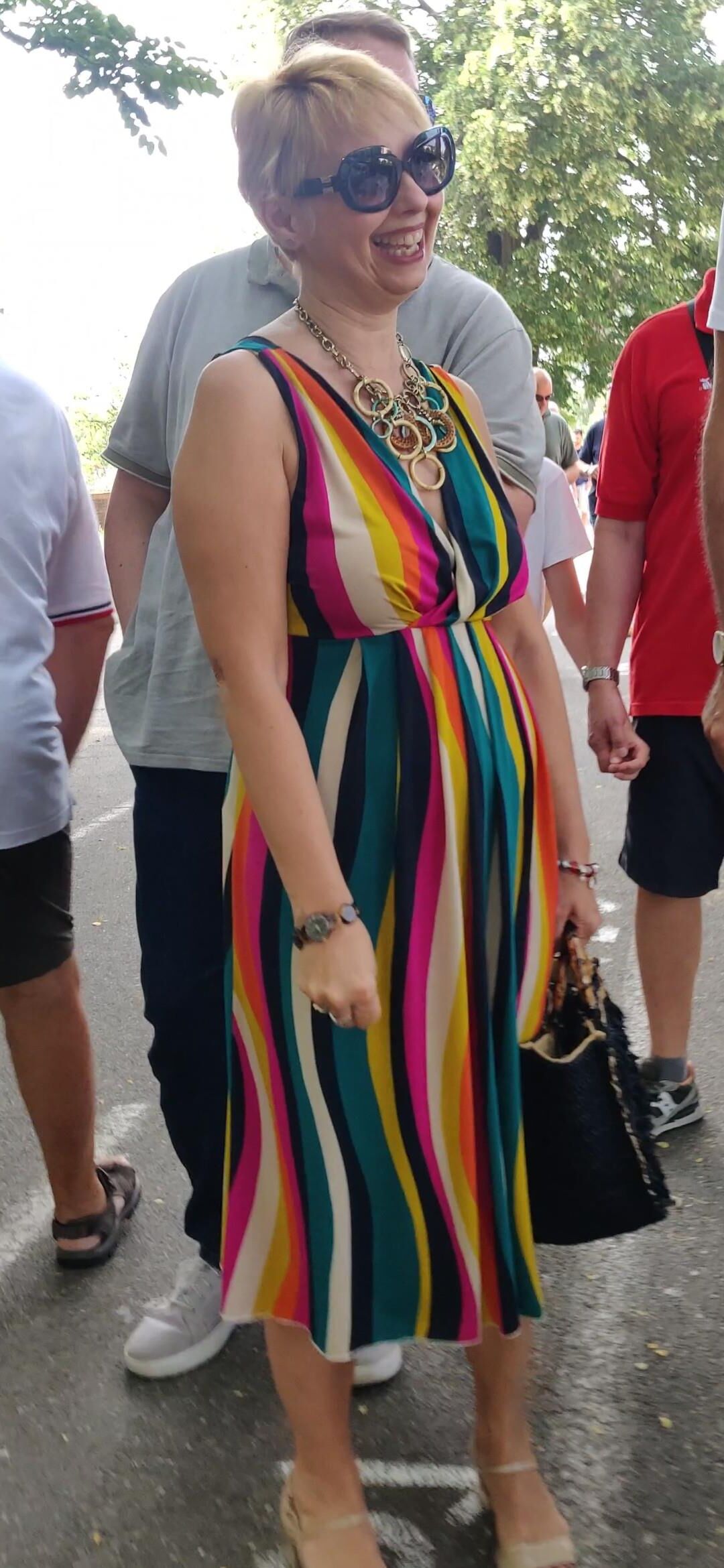 Candid Mature blonde