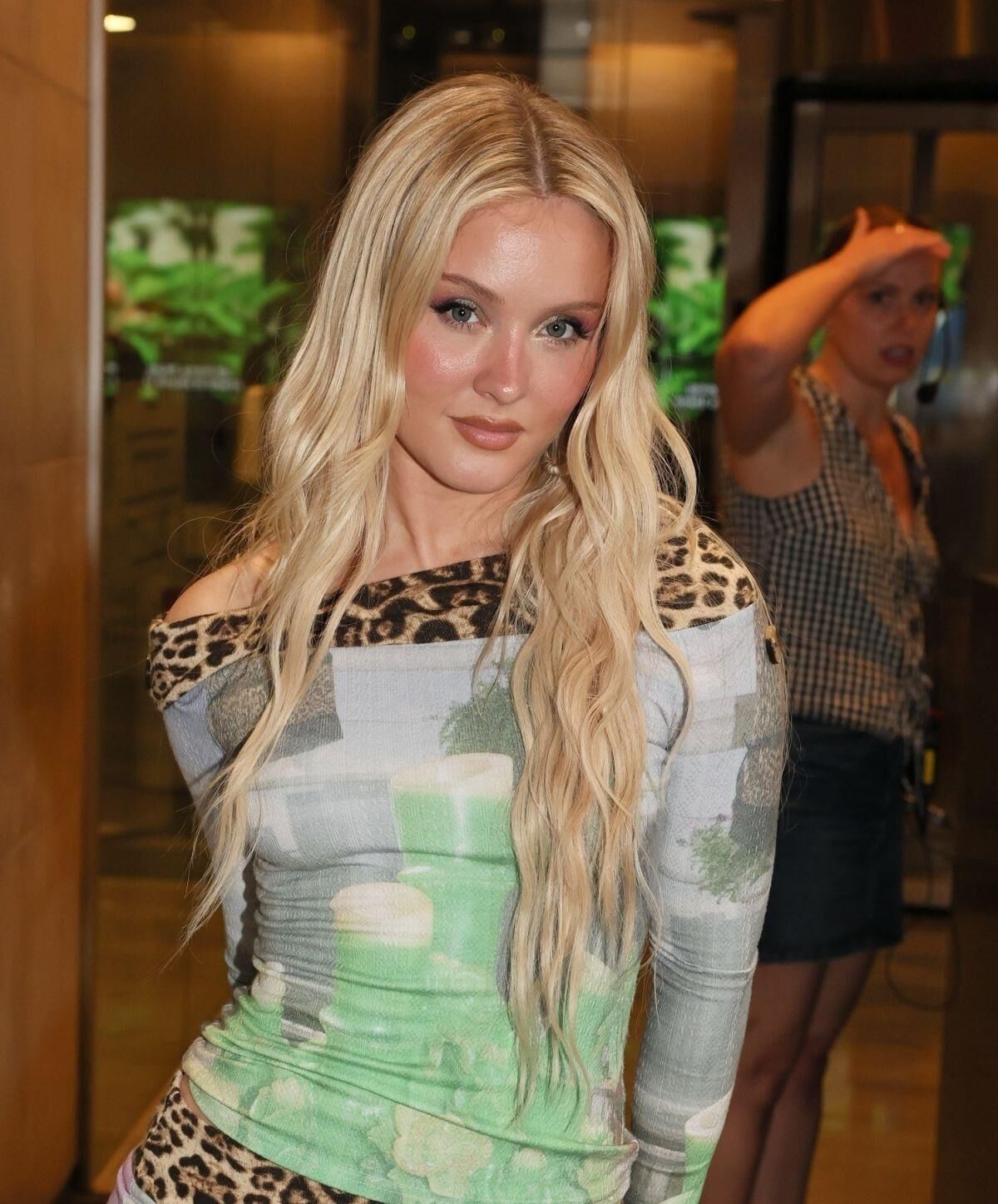 ZARA LARSSON Arrives at The One Show