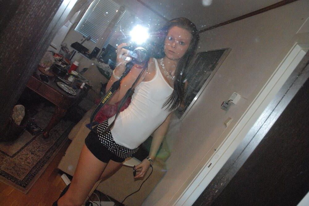Slim Norwegian girlfriend Charlotte posing naked