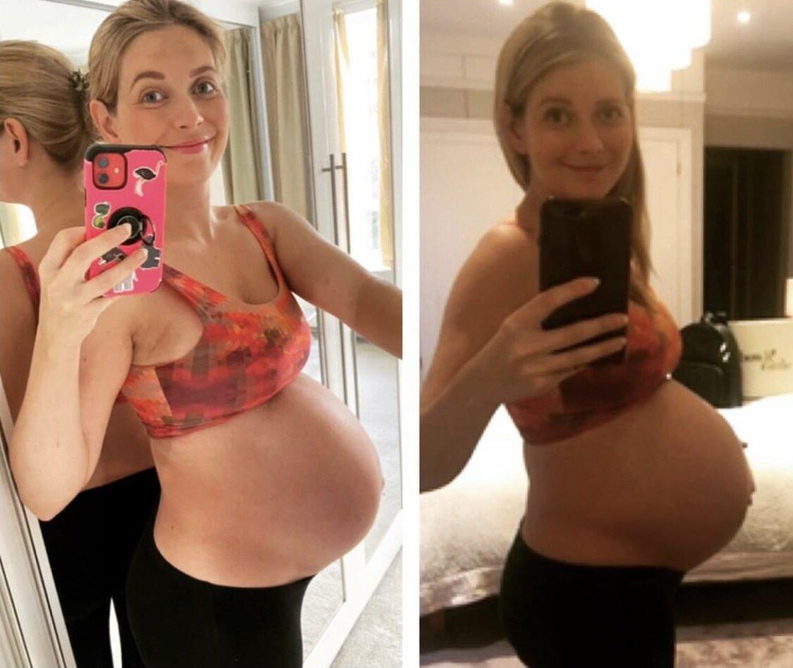 Sexy pregnant British English Holly Willoughby Rachel Riley