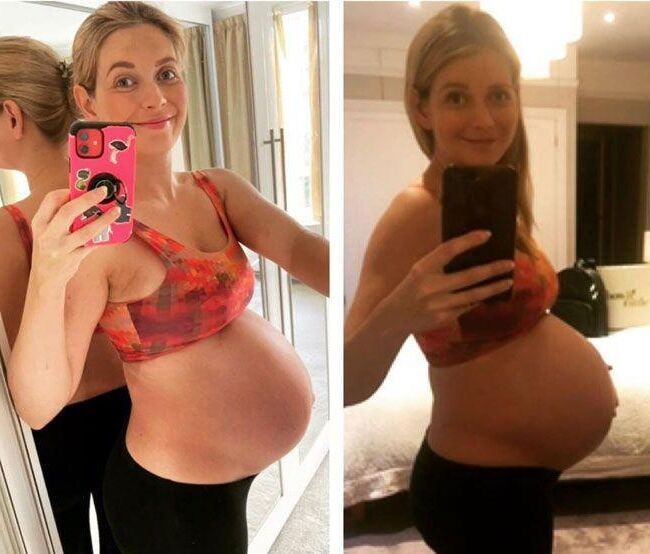 Sexy pregnant British English Holly Willoughby Rachel Riley