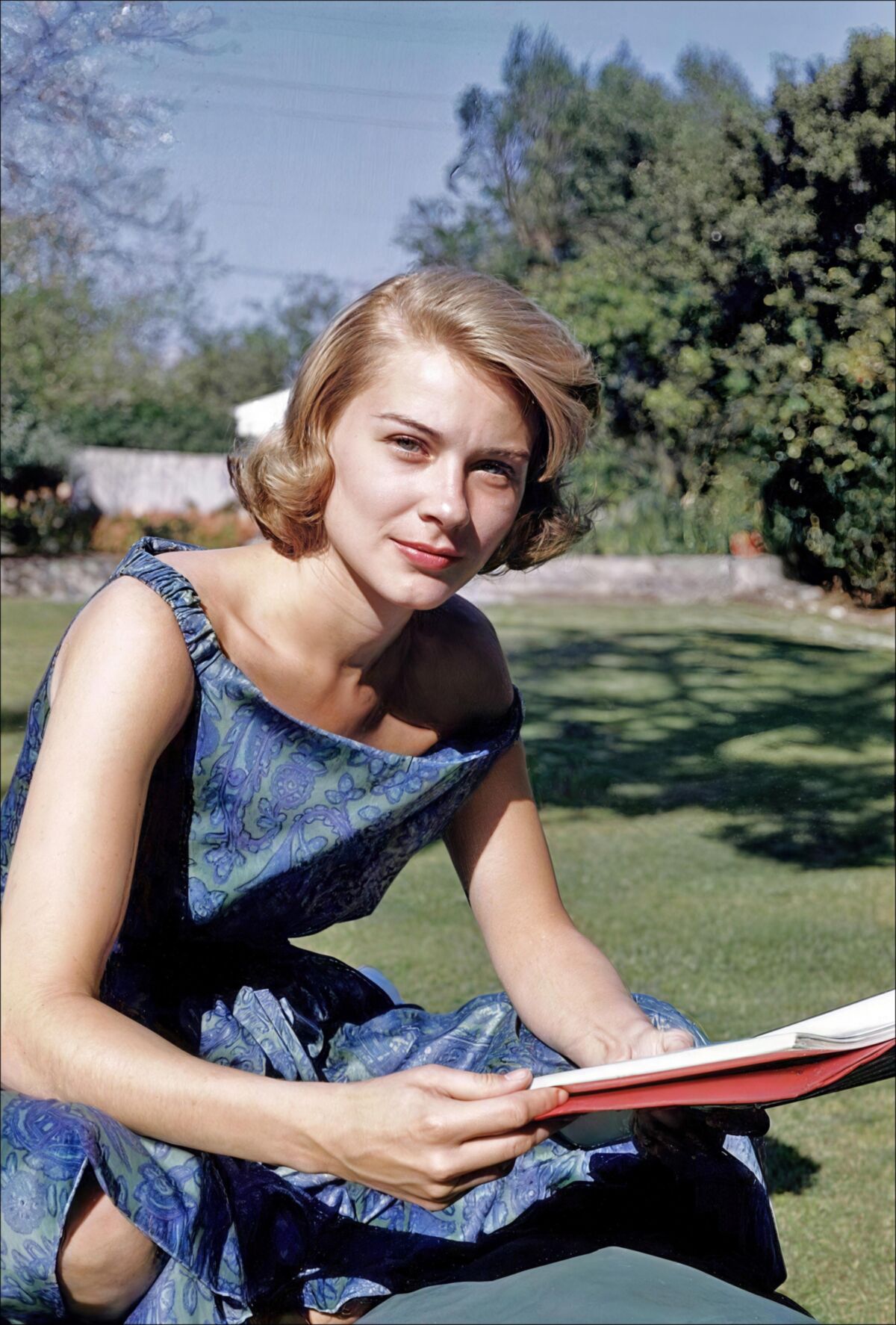 Vintage actress Hope Lange in hyper resolution
