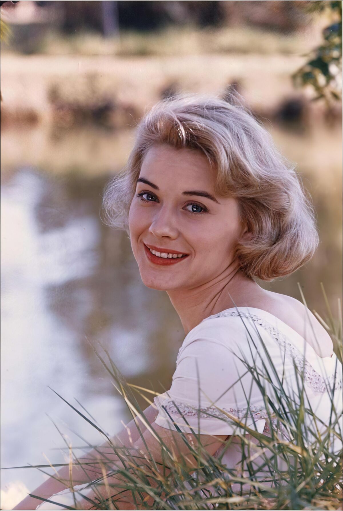 Vintage actress Hope Lange in hyper resolution