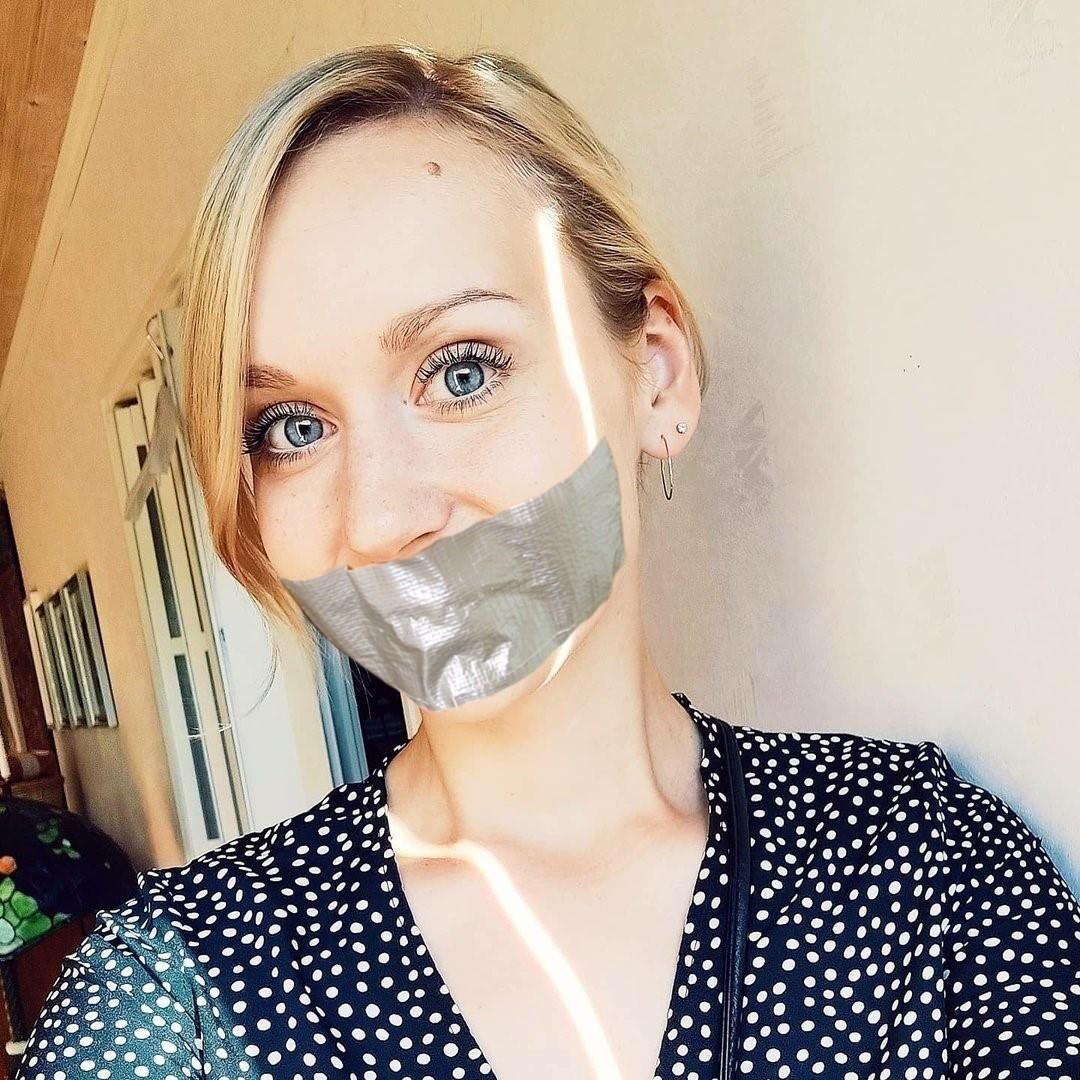 tape gagged